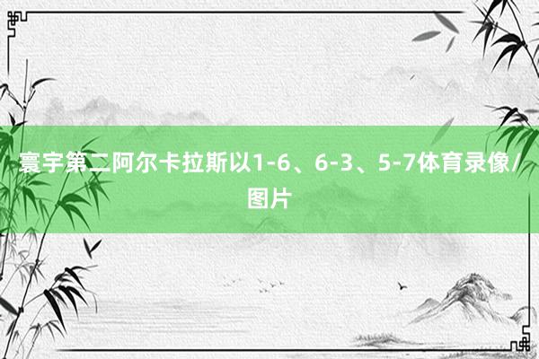 寰宇第二阿尔卡拉斯以1-6、6-3、5-7体育录像/图片