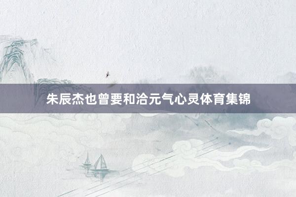 朱辰杰也曾要和洽元气心灵体育集锦