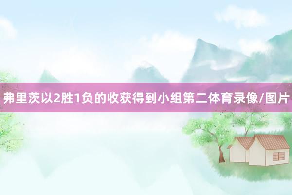 弗里茨以2胜1负的收获得到小组第二体育录像/图片