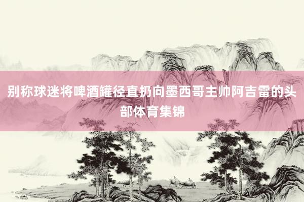 别称球迷将啤酒罐径直扔向墨西哥主帅阿吉雷的头部体育集锦