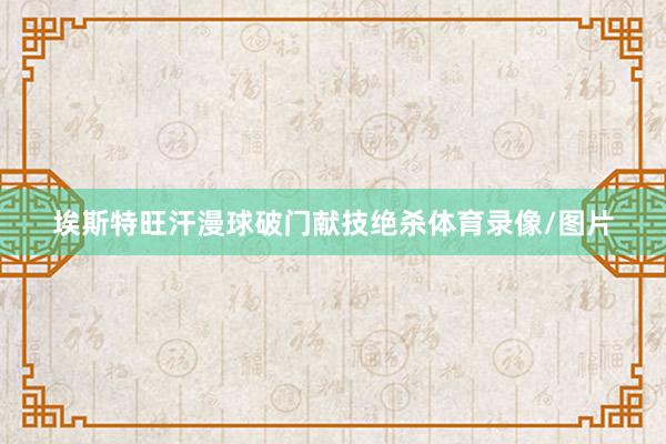 埃斯特旺汗漫球破门献技绝杀体育录像/图片