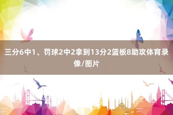 三分6中1、罚球2中2拿到13分2篮板8助攻体育录像/图片