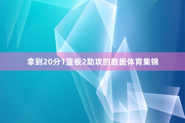 拿到20分1篮板2助攻的数据体育集锦