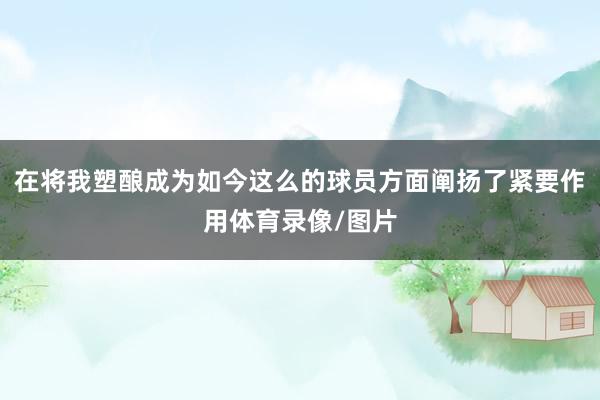 在将我塑酿成为如今这么的球员方面阐扬了紧要作用体育录像/图片