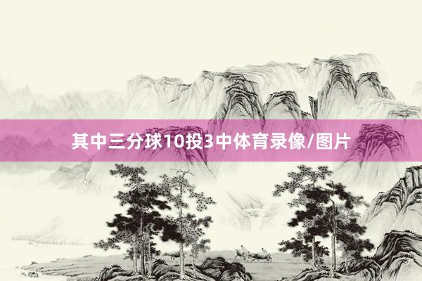 其中三分球10投3中体育录像/图片