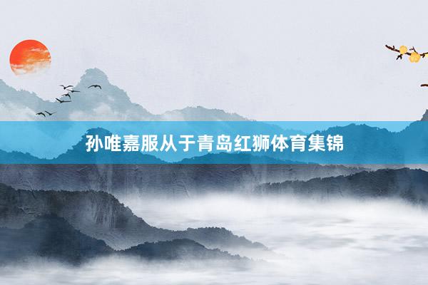 孙唯嘉服从于青岛红狮体育集锦