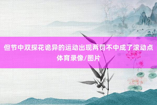 但节中双探花诡异的运动出现两罚不中成了滚动点体育录像/图片