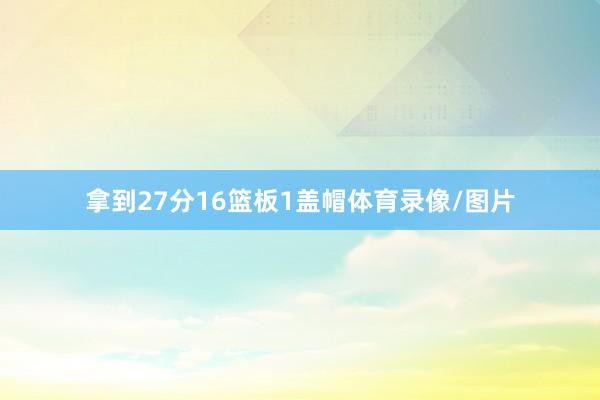 拿到27分16篮板1盖帽体育录像/图片