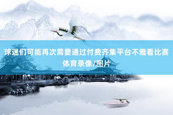 球迷们可能再次需要通过付费齐集平台不雅看比赛体育录像/图片