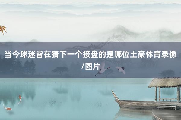 当今球迷皆在猜下一个接盘的是哪位土豪体育录像/图片