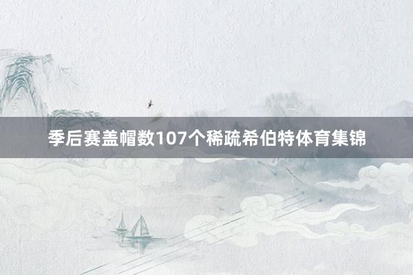 季后赛盖帽数107个稀疏希伯特体育集锦