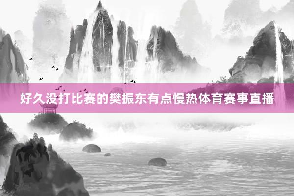 好久没打比赛的樊振东有点慢热体育赛事直播