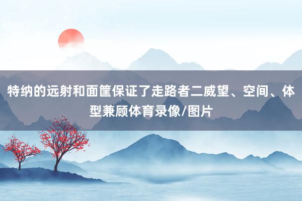 特纳的远射和面筐保证了走路者二威望、空间、体型兼顾体育录像/图片