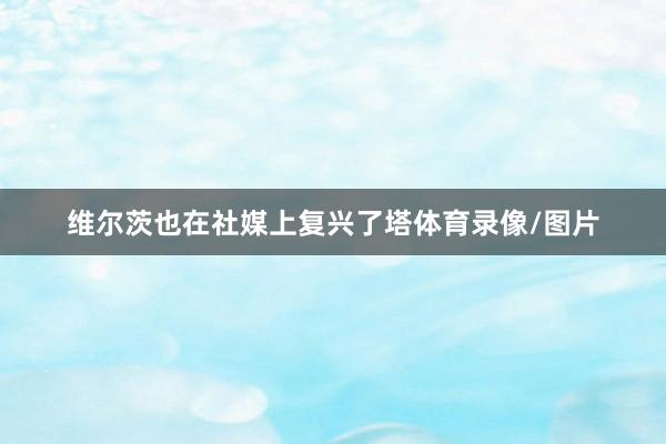 维尔茨也在社媒上复兴了塔体育录像/图片