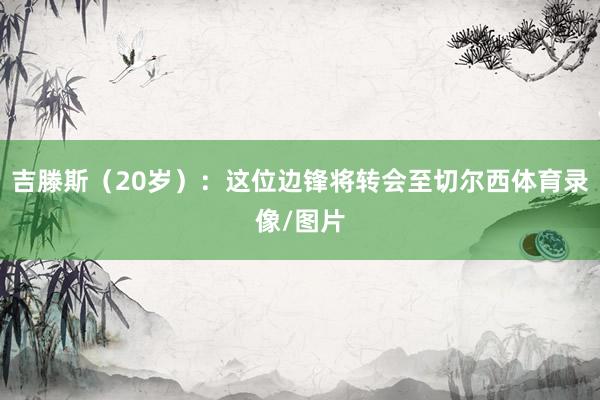 吉滕斯（20岁）：这位边锋将转会至切尔西体育录像/图片