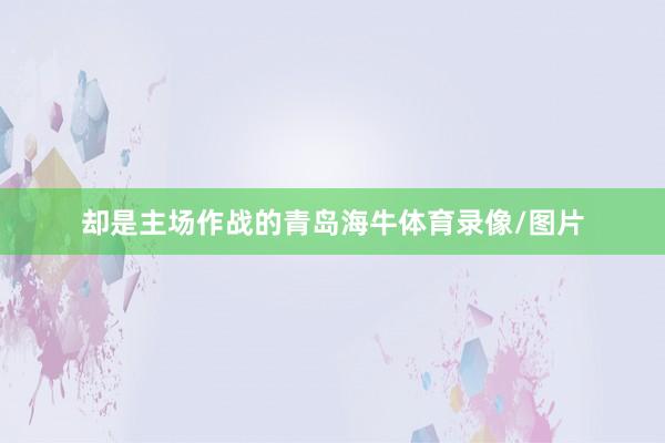 却是主场作战的青岛海牛体育录像/图片