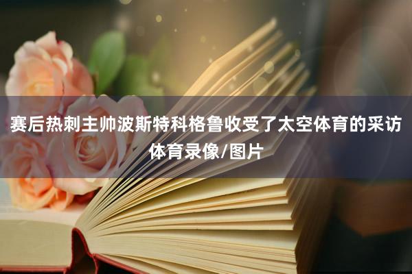 赛后热刺主帅波斯特科格鲁收受了太空体育的采访体育录像/图片