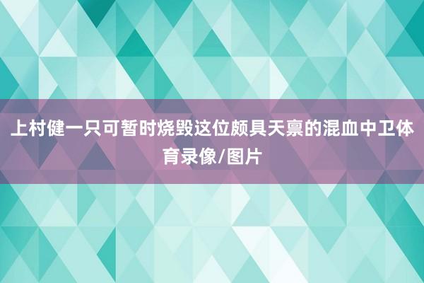 上村健一只可暂时烧毁这位颇具天禀的混血中卫体育录像/图片