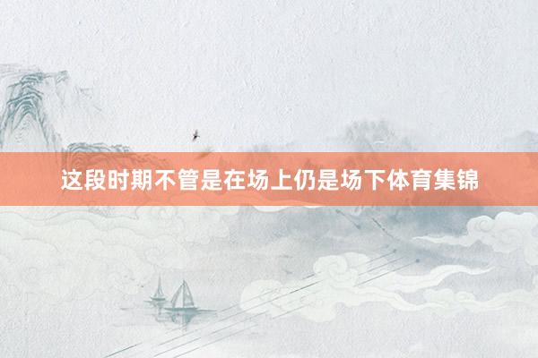 这段时期不管是在场上仍是场下体育集锦