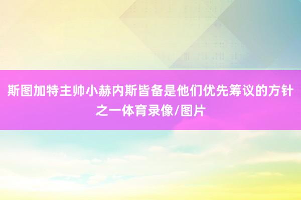 斯图加特主帅小赫内斯皆备是他们优先筹议的方针之一体育录像/图片