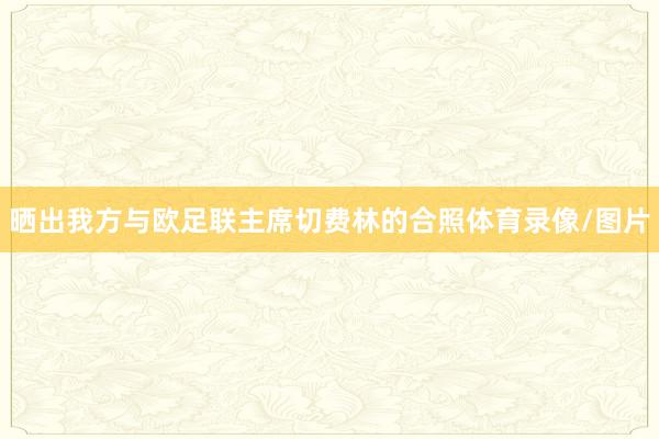 晒出我方与欧足联主席切费林的合照体育录像/图片