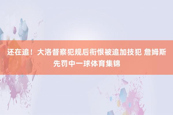 还在追！大洛督察犯规后衔恨被追加技犯 詹姆斯先罚中一球体育集锦