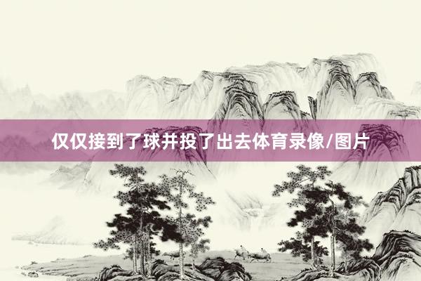 仅仅接到了球并投了出去体育录像/图片