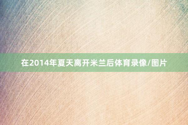 在2014年夏天离开米兰后体育录像/图片