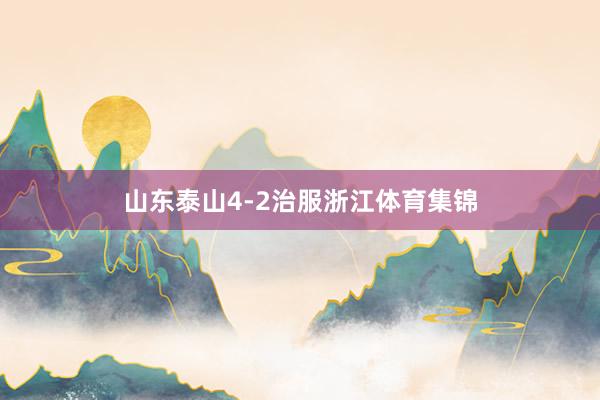 山东泰山4-2治服浙江体育集锦