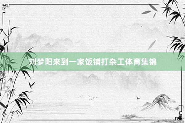 刘梦阳来到一家饭铺打杂工体育集锦